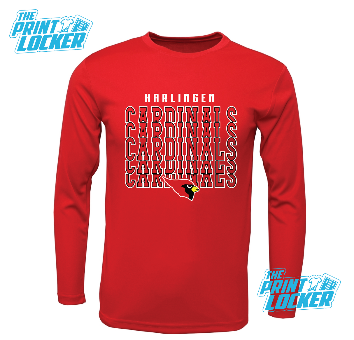 Cardinals Stack Design Drifit Long Sleeve