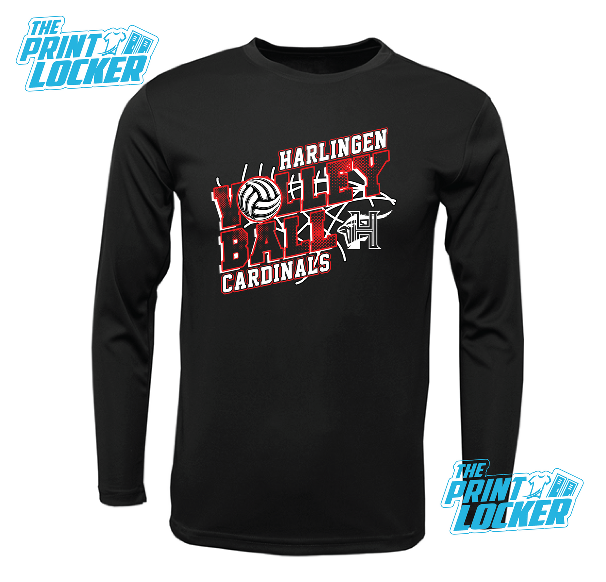 Cardinals Volleyball Design Drifit Long Sleeve