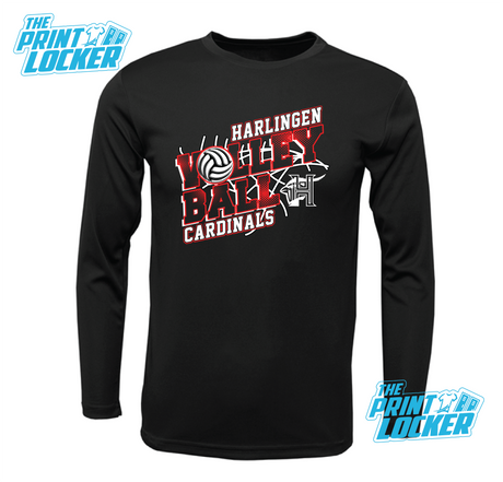 Cardinals Volleyball Design Drifit Long Sleeve