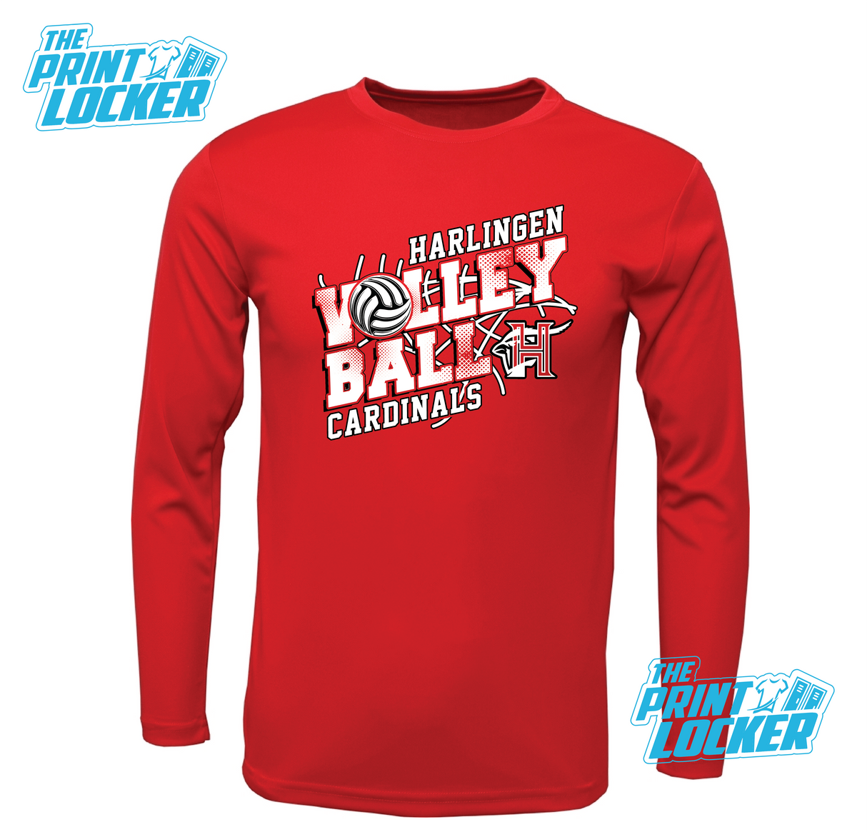 Cardinals Volleyball Design Drifit Long Sleeve