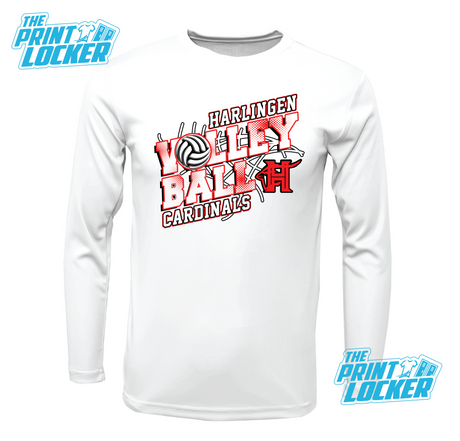 Cardinals Volleyball Design Drifit Long Sleeve