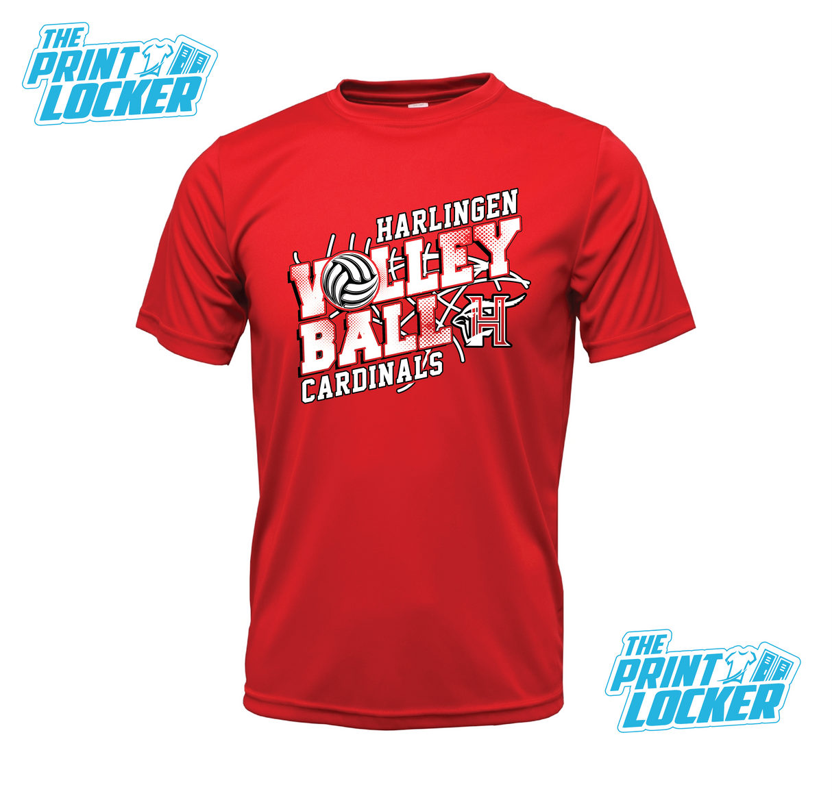 Cardinals Volleyball Design Drifit Short Sleeve