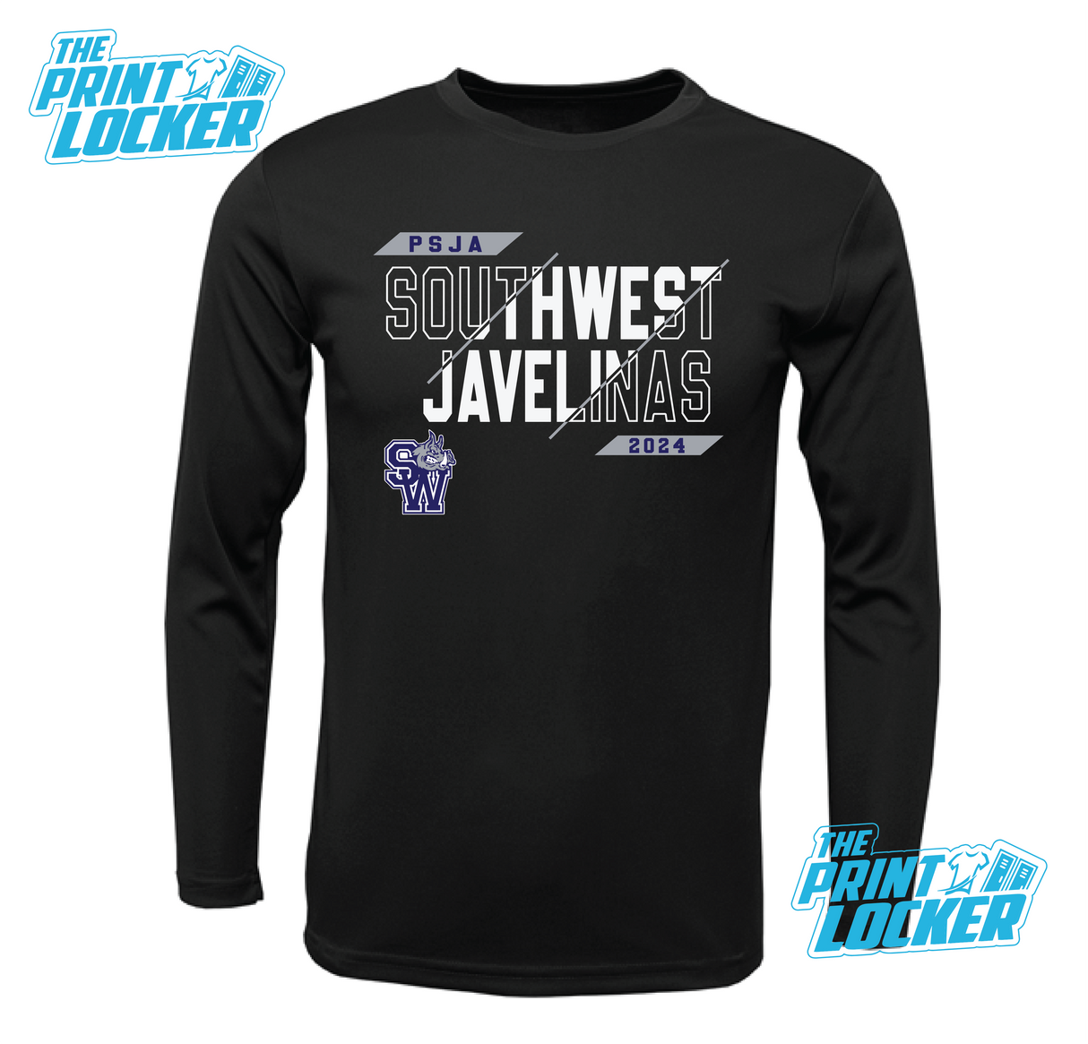 Javelinas Slash Design Drifit Long Sleeve