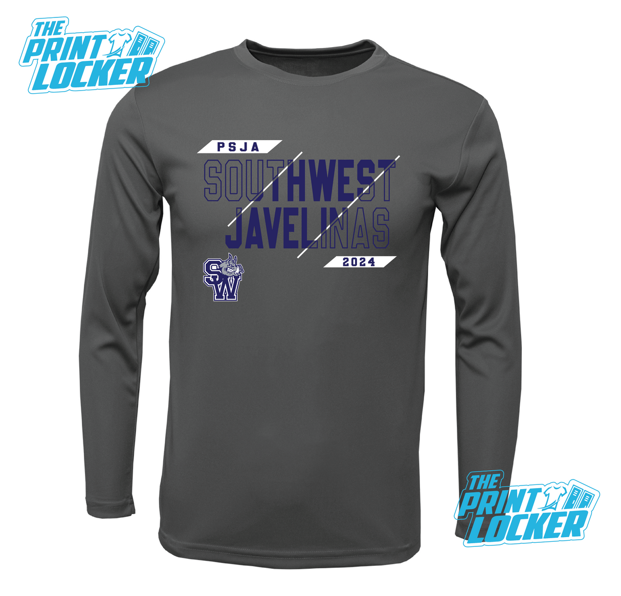 Javelinas Slash Design Drifit Long Sleeve