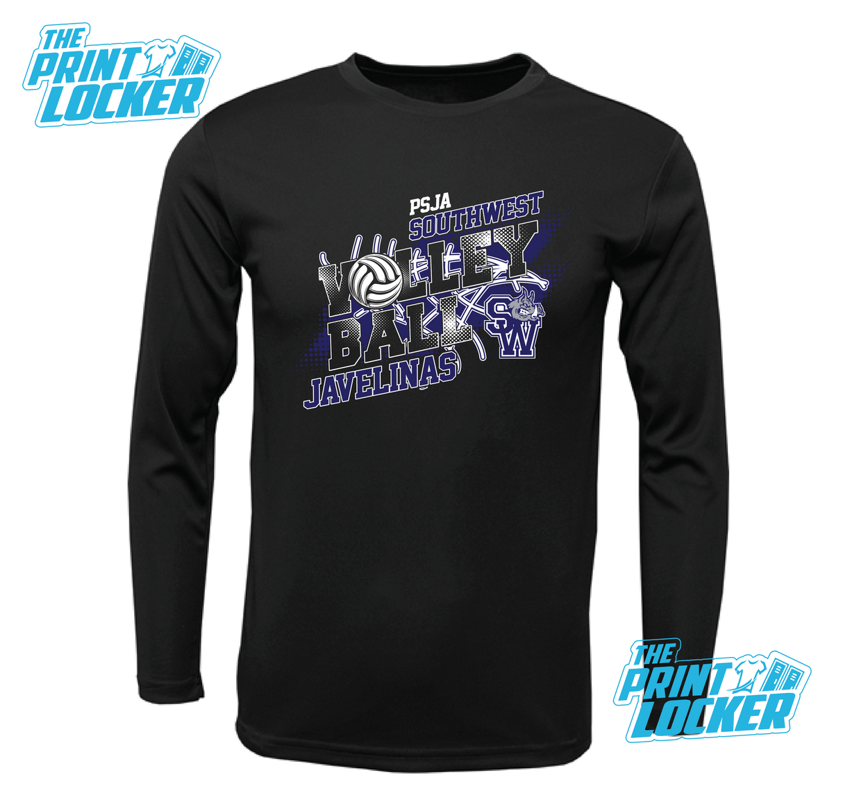 Javelinas Volleyball Design Drifit Long Sleeve