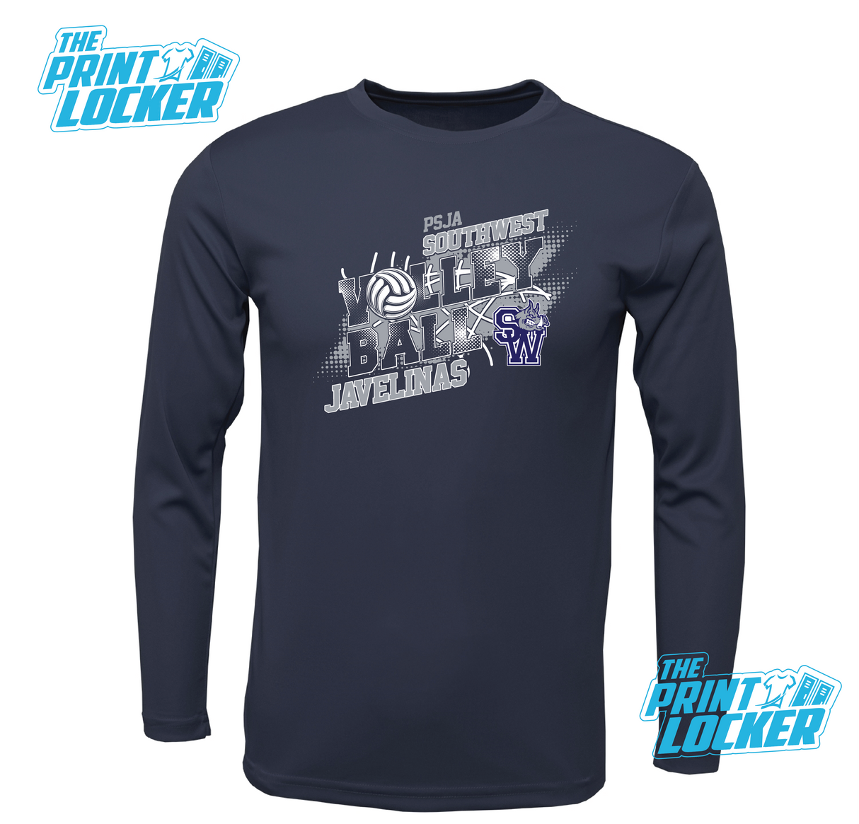 Javelinas Volleyball Design Drifit Long Sleeve