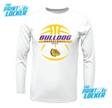 Bulldogs Basketball Design Drifit Long Sleeve