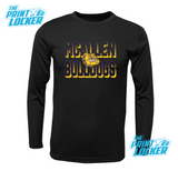 Bulldogs Halftone Design Drifit Long Sleeve