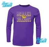 Bulldogs Halftone Design Drifit Long Sleeve