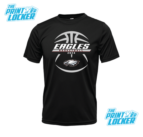 Eagles Basketball Design Drifit Short Sleeve