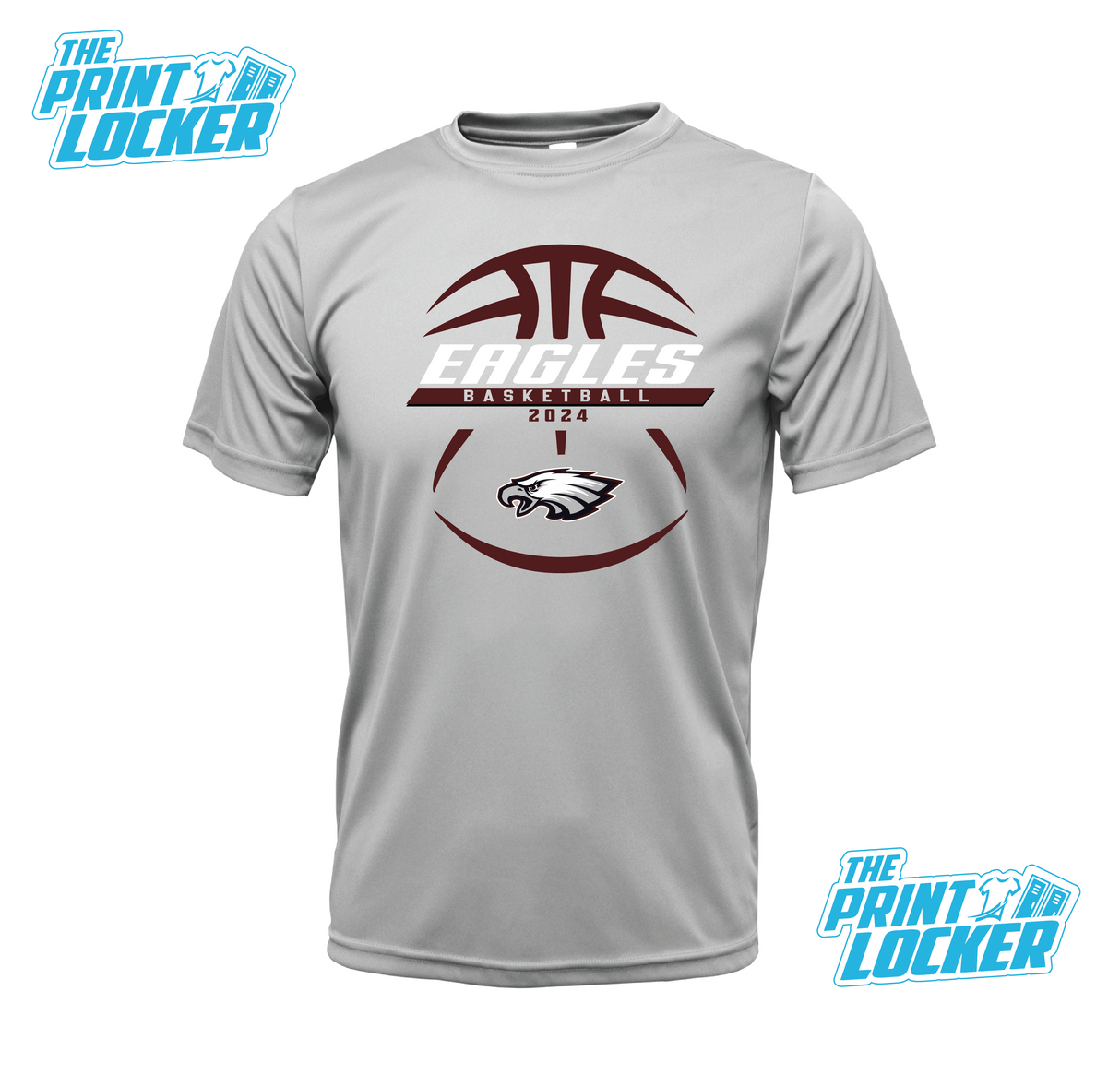 Eagles Basketball Design Drifit Short Sleeve