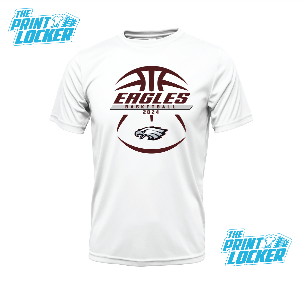 Eagles Basketball Design Drifit Short Sleeve