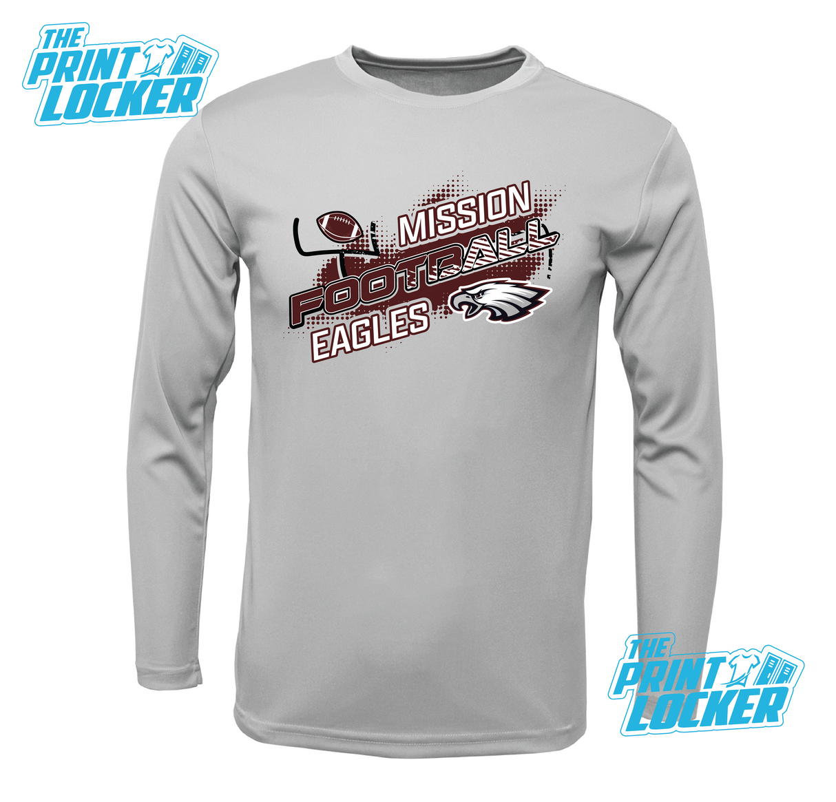 Eagles Football Design Drifit Long Sleeve