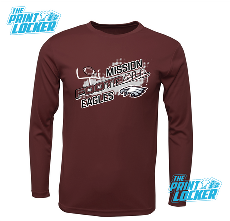 Eagles Football Design Drifit Long Sleeve