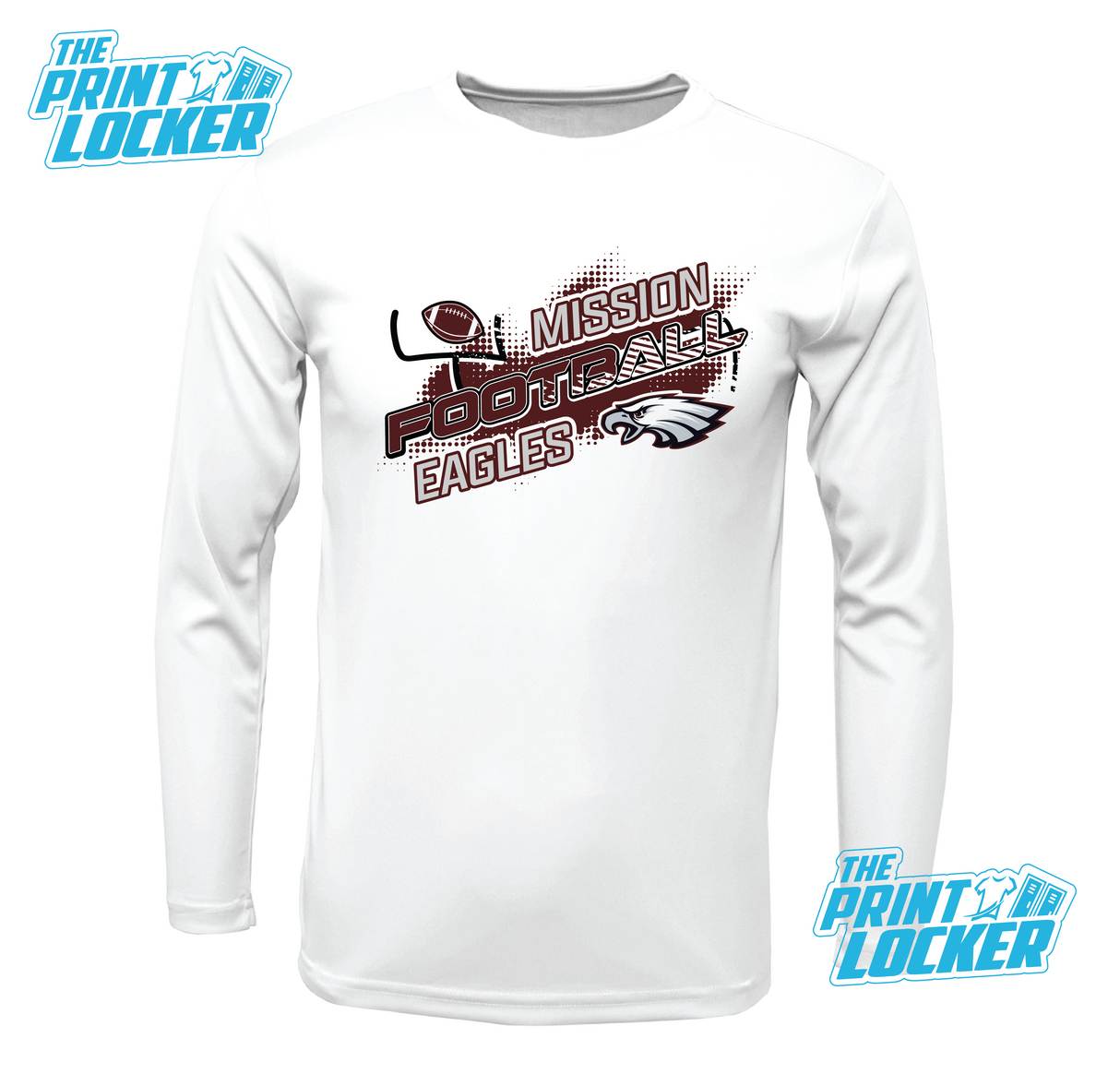 Eagles Football Design Drifit Long Sleeve