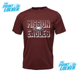 Eagles Halftone Design Drifit Short Sleeve