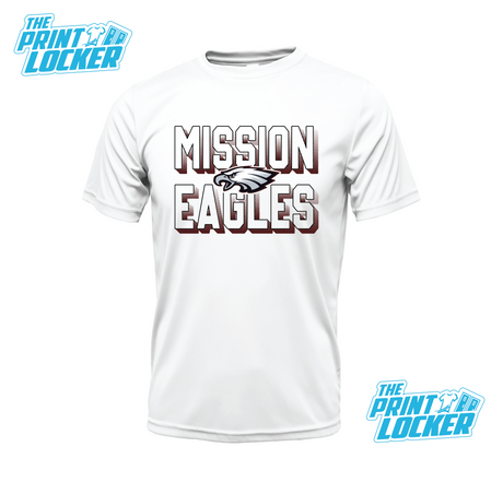 Eagles Halftone Design Drifit Short Sleeve