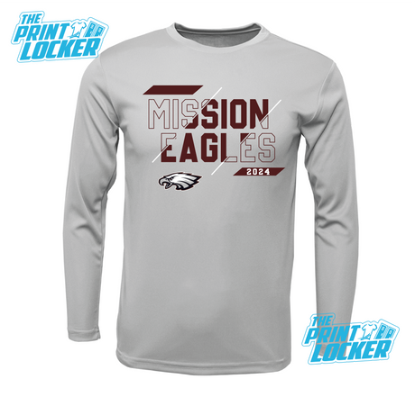 Eagles Slash Design Drifit Long Sleeve