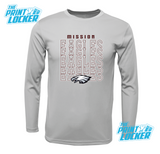 Eagles Stack Design Drifit Long Sleeve