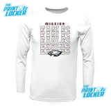 Eagles Stack Design Drifit Long Sleeve