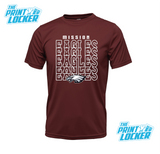 Eagles Stack Design Drifit Short Sleeve