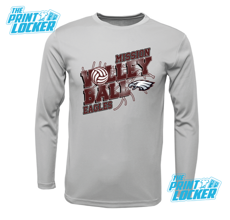 Eagles Volleyball Design Drifit Long Sleeve