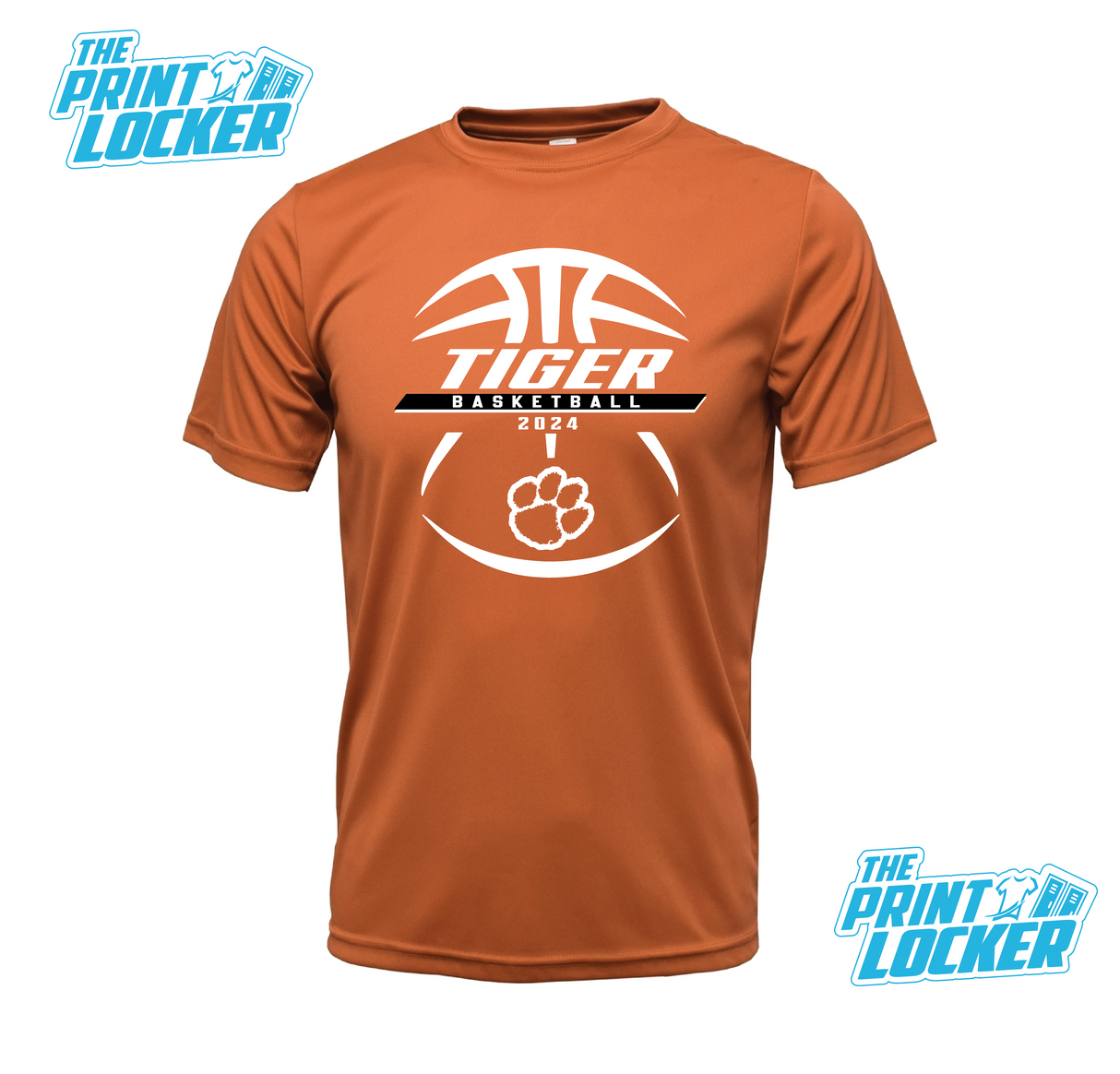 Tigers Basketball Design Drifit Short Sleeve