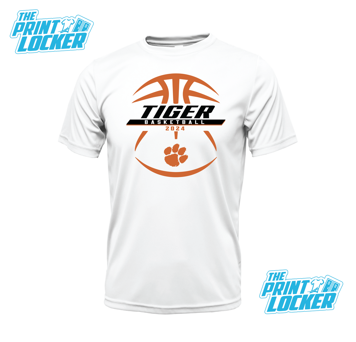 Tigers Basketball Design Drifit Short Sleeve