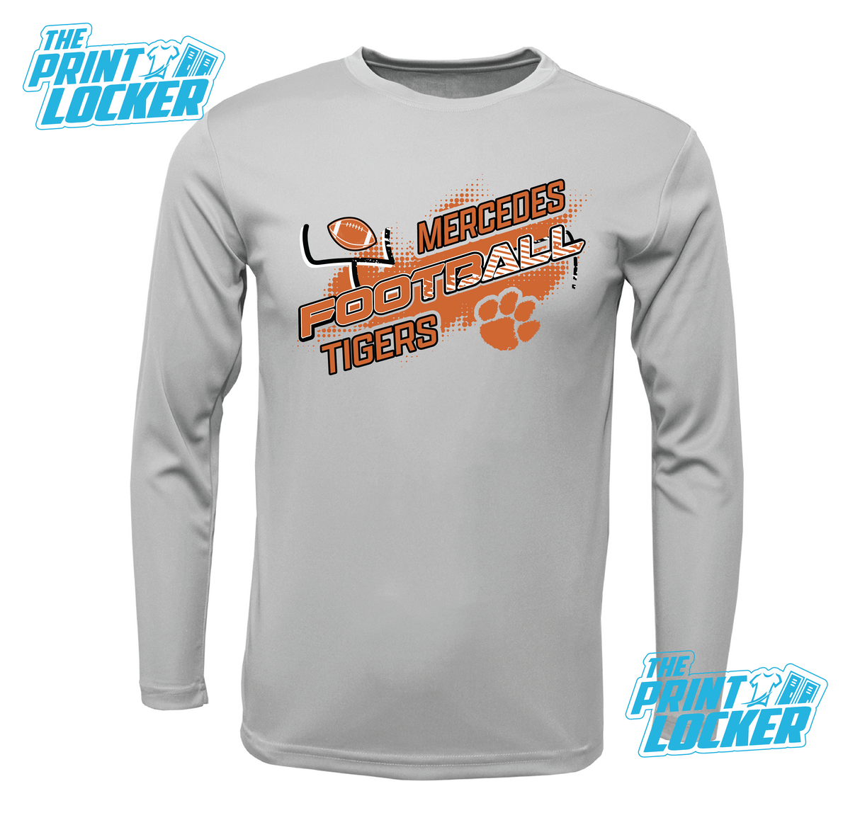 Tigers Football Design Drifit Long Sleeve