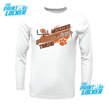 Tigers Football Design Drifit Long Sleeve