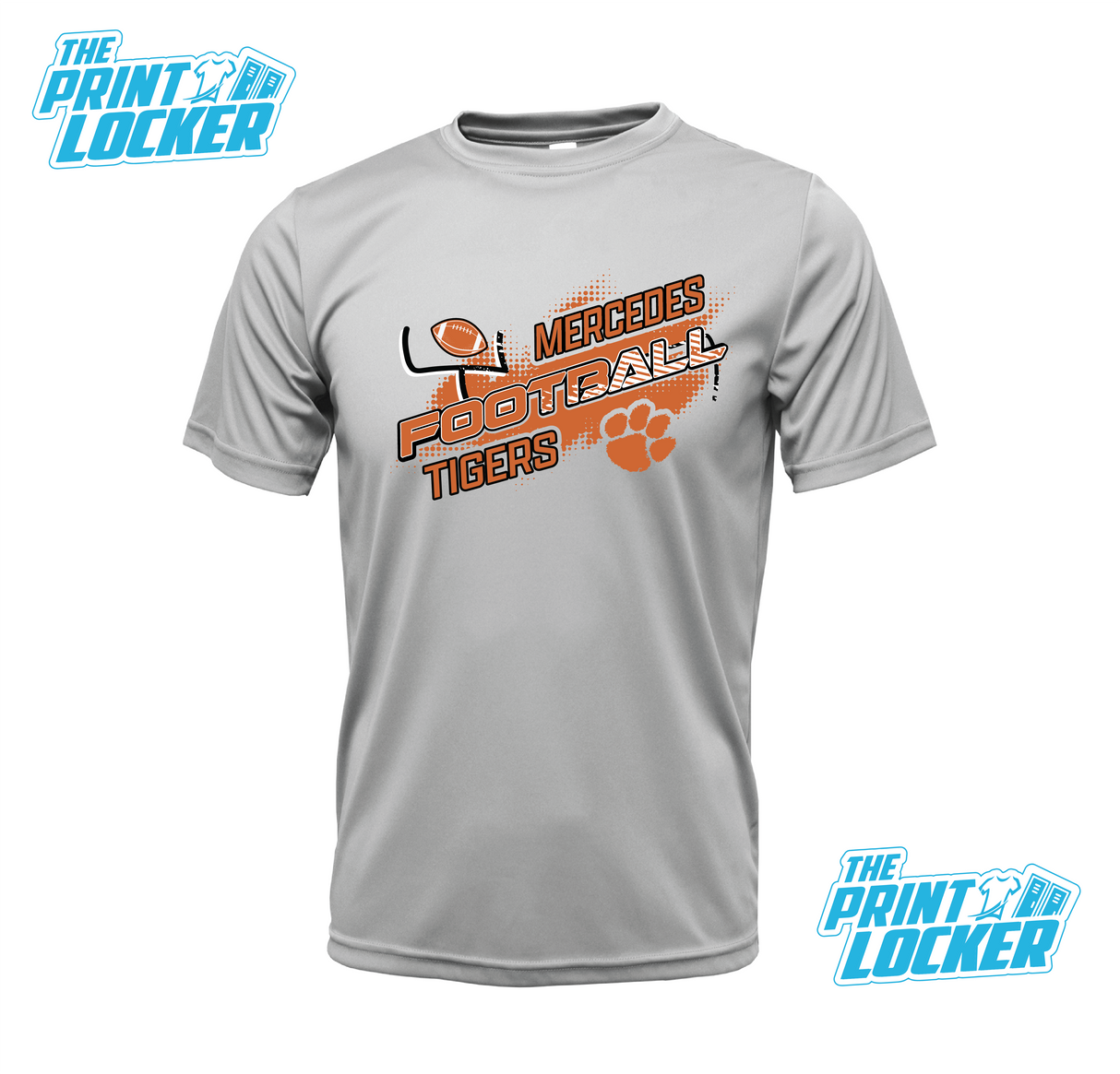 Tigers Football Design Drifit Short Sleeve