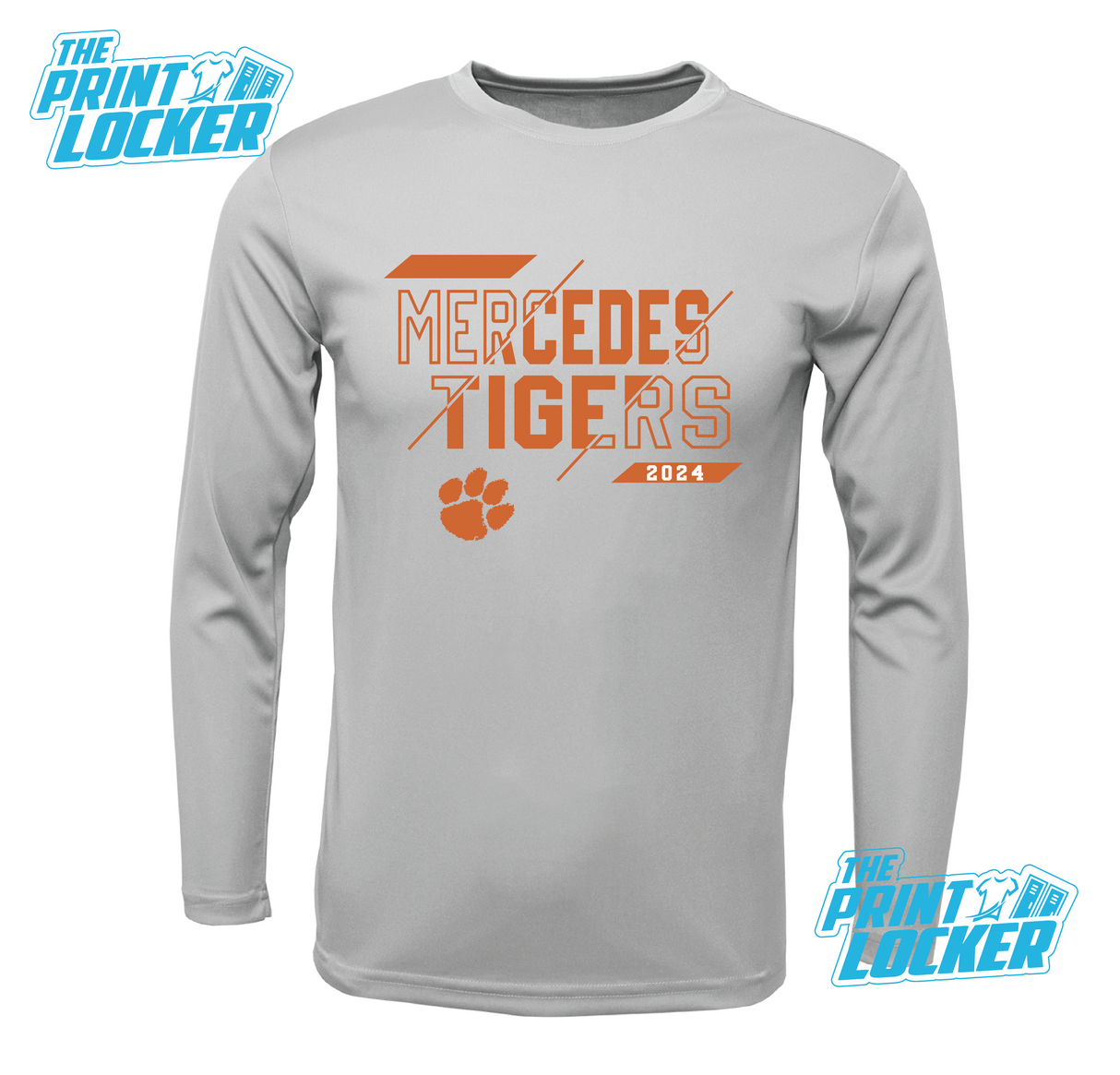 Tigers Slash Design Drifit Long Sleeve