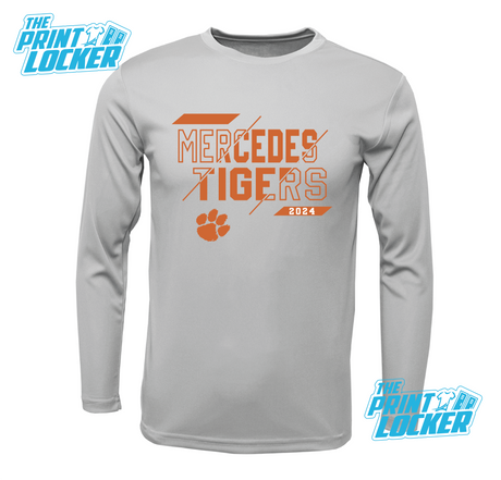 Tigers Slash Design Drifit Long Sleeve