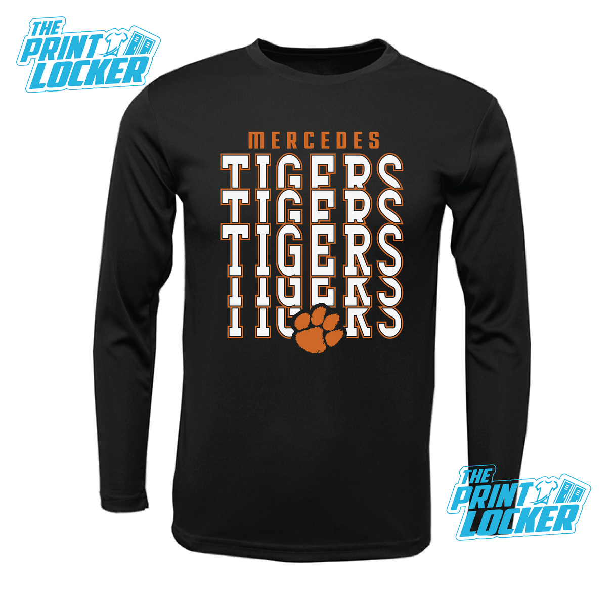 Tigers Stack Design Drifit Long Sleeve