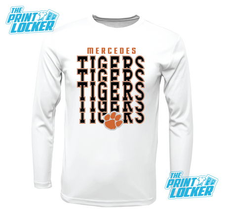 Tigers Stack Design Drifit Long Sleeve