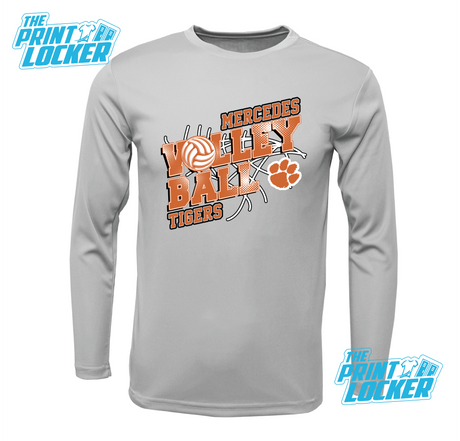 Tigers Volleyball Design Drifit Long Sleeve