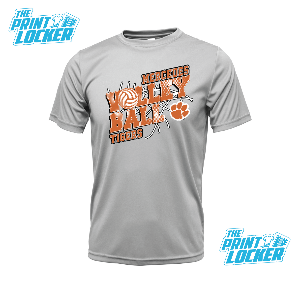 Tigers Volleyball Design Drifit Short Sleeve