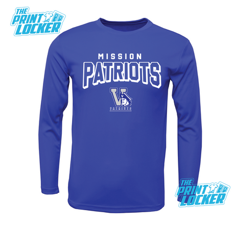 Patriots Arch Design Drifit Long Sleeve