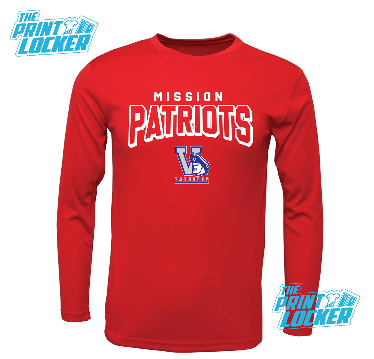 Patriots Arch Design Drifit Long Sleeve