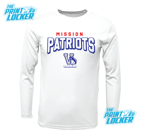 Patriots Arch Design Drifit Long Sleeve