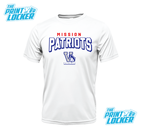 Patriots Arch Design Drifit Short Sleeve