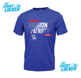 Patriots Slash Design Drifit Short Sleeve