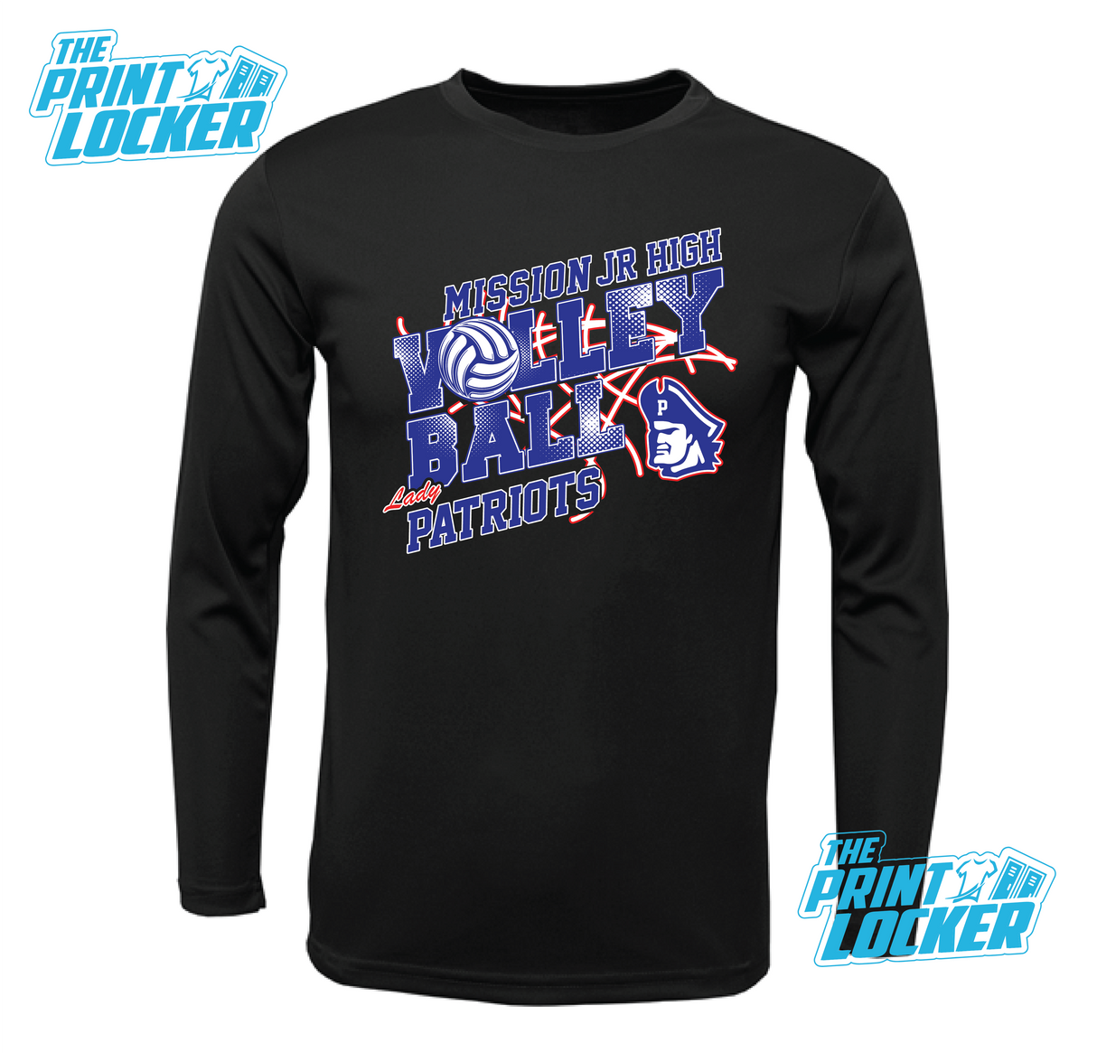 Mission Jr High Lady Patriots Drifit Long Sleeve