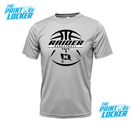 Raiders Basketball Design Drifit Short Sleeve