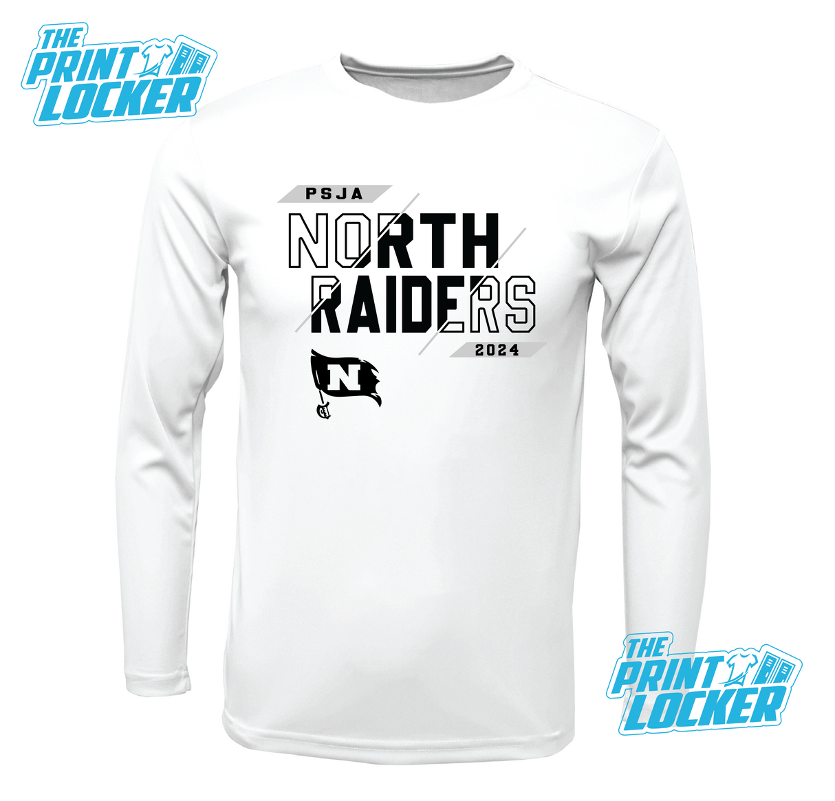 Raiders Slash Design Drifit Long Sleeve