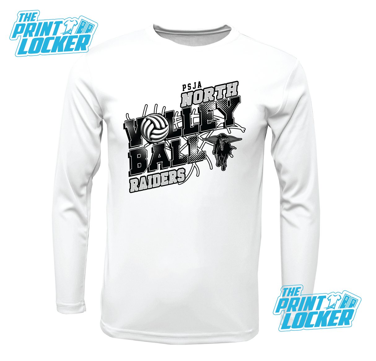 Raiders Volleyball Design Drifit Long Sleeve