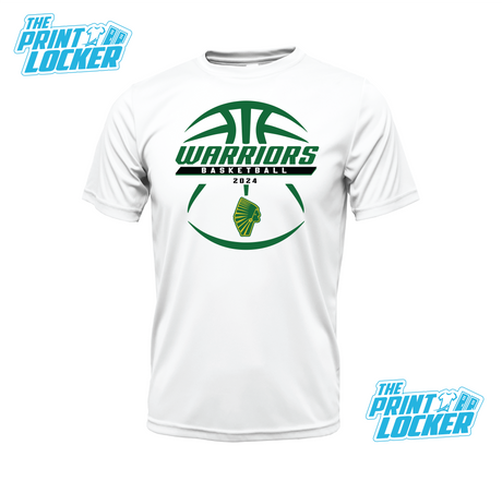 Warriors Basketball Drifit Short Sleeve