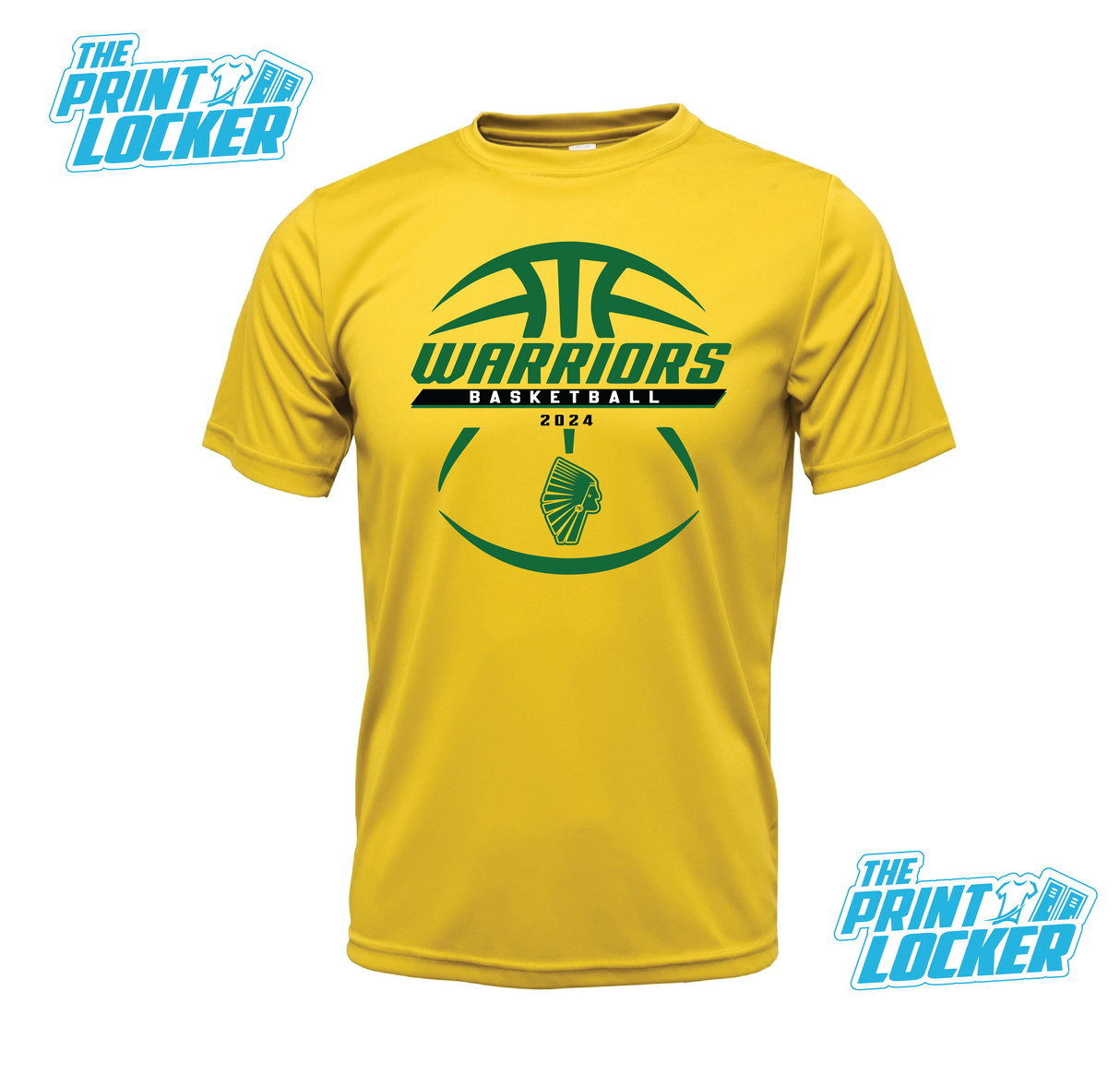 Warriors Basketball Drifit Short Sleeve