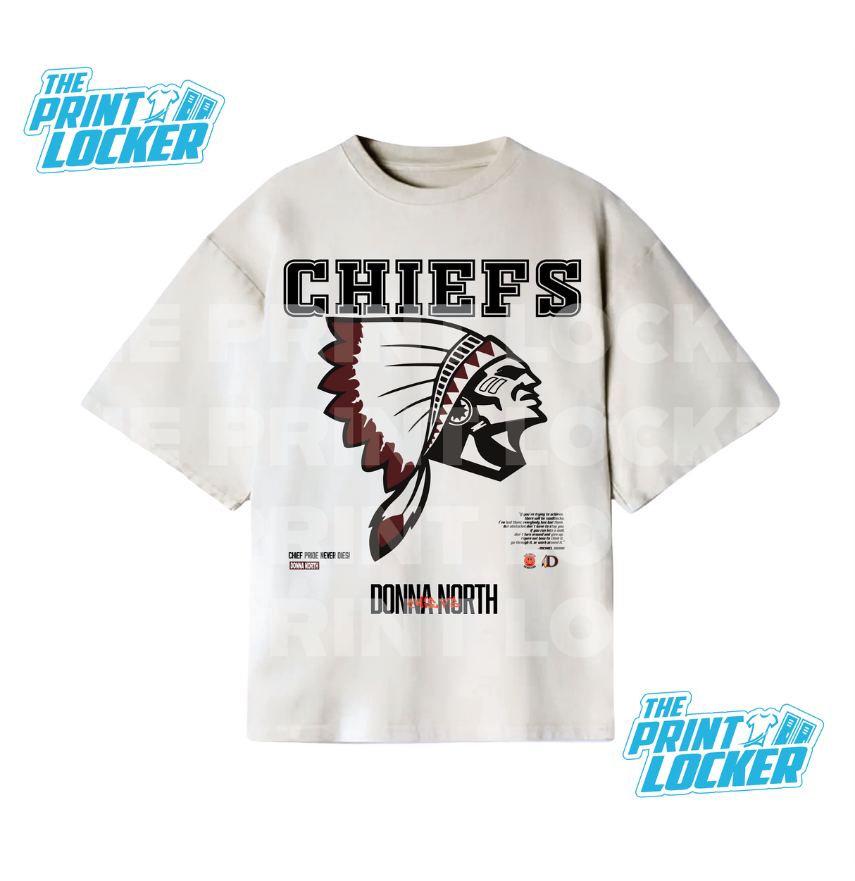 Oversized Chiefs Graphic Tee