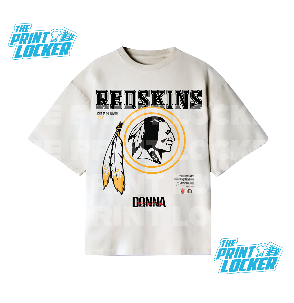 Oversized Redskins Graphic Tee